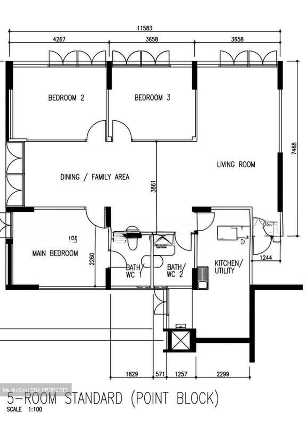 Blk 223 Lorong 8 Toa Payoh (Toa Payoh), HDB 5 Rooms #556375351